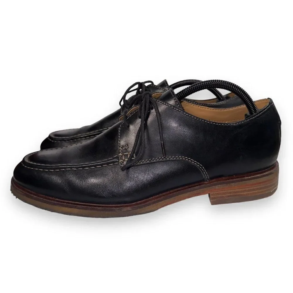 Clarks Clarkdale Apron Oxford Shoes Black Leather 26144457 Men's 10.5 M‎